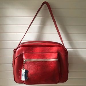 Vintage red Carryon bag